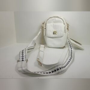 House Of Harlow 1960 White Crossbody Bag
